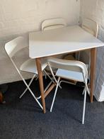 Bartafel IKEA incl 4 barstoelen, Huis en Inrichting, Tafels | Statafels, Gebruikt, Ophalen