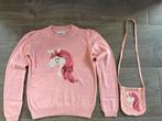 Trui 140 unicorn, Ophalen of Verzenden, Gebruikt, Meisje, Trui of Vest