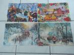 4 kerst placemats (zgan), Diversen, Kerst, Ophalen, Zo goed als nieuw