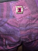 Versace classic V21 Broek Maat W28  Paars - Prachtig!, Kleding | Dames, Paars, Ophalen of Verzenden, Zo goed als nieuw, Versace