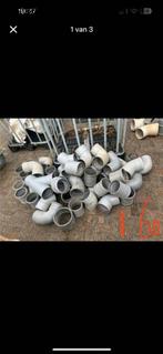 Pvc hulpstukken 160 200 mm, Doe-het-zelf en Verbouw, Buizen en Afvoer, Ophalen, Bochten, Pvc, Zo goed als nieuw