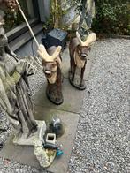 2 grote herten polyester weer bestendig, Ophalen of Verzenden, Gebruikt