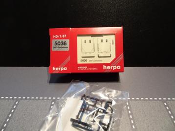 769 herpa 5036 daf set 3300 3600 spoilers uitlaat 2x 1:87 beschikbaar voor biedingen