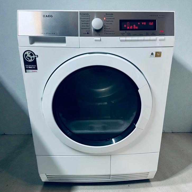 AEG Lavatherm warmtepompdroger condensdroger 8Kg A+++, Witgoed en Apparatuur, Wasdrogers, Refurbished, Condens, Voorlader, 8 tot 10 kg