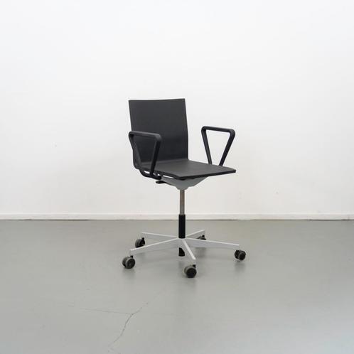 5x Vitra Maarten v Severen .04 Bureaustoel Zwart - Aluminium, Huis en Inrichting, Bureaustoelen, Zo goed als nieuw, Bureaustoel