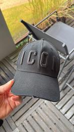 Dsquared ICON cap - black on black - NEW, Kleding | Heren, Dsquared2, One size fits all, Ophalen of Verzenden, Pet