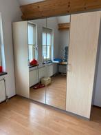 Linnenkast met spiegeldeuren, hang- en legruimte, Huis en Inrichting, Kasten | Kledingkasten, Ophalen, Overige materialen, Gebruikt