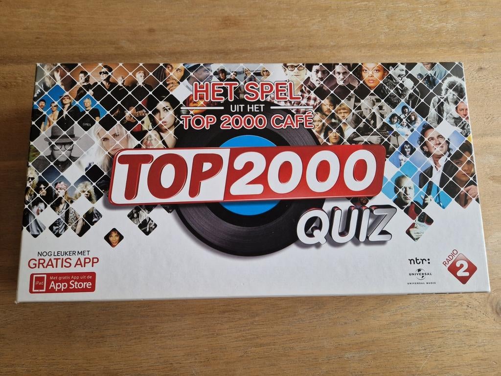 Top 2000 Quiz - Leuk en uitdagend!, Hobby en Vrije tijd, Gezelschapsspellen | Bordspellen, Vijf spelers of meer, Ophalen of Verzenden