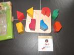 Houten vormenpuzzel, nieuw, 8 delige blokken. Guidocraft., 2 tot 4 jaar, Nieuw, Ophalen of Verzenden, Van hout