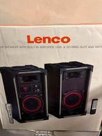 Lenco pa-50 versterkte speakerset met oa usb, Ophalen, Zo goed als nieuw