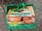 Emté drie winkelmandjes en boodschappentas, Verzamelen, Supermarktacties, Overige supermarkten, Ophalen of Verzenden