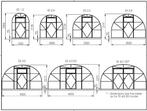 EcoSlideTunnelkas ES 3M /4m x 4M TOT --- 6mm Broeikas, Staal, Polycarbonaat, Verzenden, Kweekkas