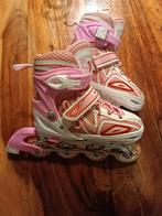 Lichtgevende roze kinder skeelers - Maat 31-34, Ophalen of Verzenden, Verstelbaar, Gebruikt, Dames