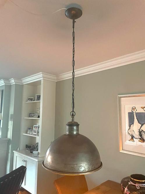 Industriële Hanglamp Eettafel, Huis en Inrichting, Lampen | Hanglampen, Gebruikt, Minder dan 50 cm, Metaal, Ophalen of Verzenden