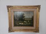 Oud schilderij eentjes mooi ingelijst, Ophalen of Verzenden