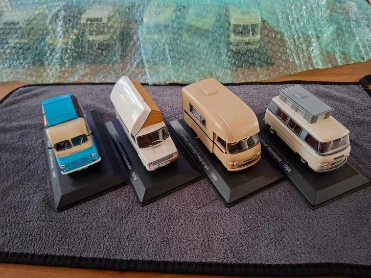 Bedford-Hachette camper serie met manco's, Hobby en Vrije tijd, Modelauto's | 1:43, Nieuw, Auto, Overige merken, Ophalen of Verzenden