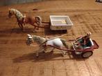 Schleich paard met kar, Ophalen of Verzenden, Zo goed als nieuw