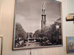 Erg mooie op linnengefotograveerd westertoren Adam, 50 tot 75 cm, Ophalen of Verzenden, Zo goed als nieuw, 75 tot 100 cm