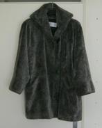 Prachtige grijze Faux Fur Coat van Comme Du Vrai Paris, 44., Kleding | Dames, Maat 46/48 (XL) of groter, Zo goed als nieuw, Grijs
