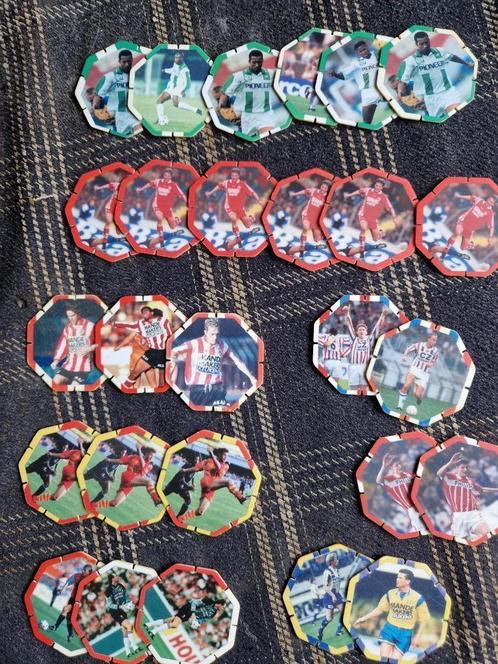 Eredivisie Voetbal Topshots en Panini Eredivisie 1995 sticke, Verzamelen, Sportartikelen en Voetbal, Zo goed als nieuw, Poster, Plaatje of Sticker