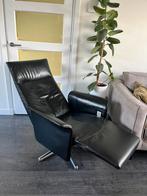 De Toekomst Relaxfauteuil Zwart Leer M L Elektrische Gea Lux, Huis en Inrichting, Fauteuils, Ophalen of Verzenden, Zo goed als nieuw