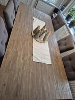 Mooie houten eettafel, Huis en Inrichting, Ophalen, Gebruikt, 100 tot 150 cm, Eikenhout