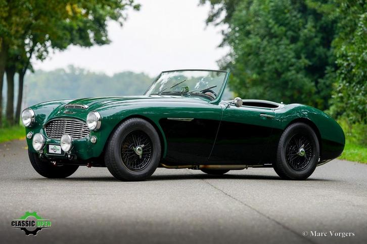 Austin Healey 100-6 3000  Unieke 2-zitter model BN6, Auto's, Overige Auto's, Bedrijf, Lederen bekleding, Benzine, Cabriolet, Handgeschakeld