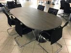 vergadertafel ovaal blad in diverse kleuren bladen, Huis en Inrichting, Tafels | Eettafels, 100 tot 150 cm, Ophalen of Verzenden