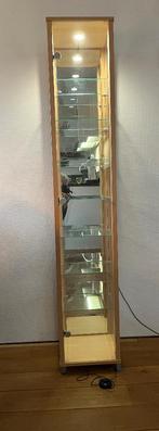 Vitrinekast 31x 31x 172h, Ophalen, Minder dan 50 cm, Glas, 150 tot 200 cm