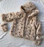 Teddy bont fake fur has beige bruin nieuw maat 80-86, Kinderen en Baby's, Babykleding | Maat 86, Nieuw, Jasje, Meisje, Ophalen of Verzenden