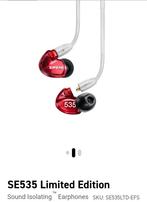 Shure SE535 Limited Edition met 2 kabels, Ophalen of Verzenden, Gebruikt, Overige merken, Draadloos