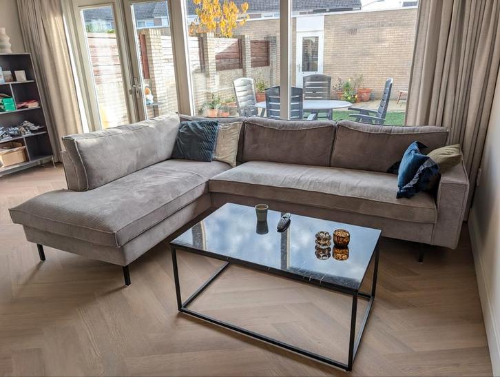 Woood Arwin hoekbank - Zo Goed Als nieuw!, Huis en Inrichting, Banken | Complete zithoeken, Zo goed als nieuw, Ophalen