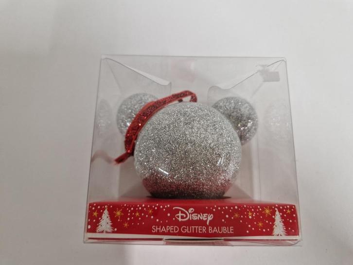 Mickey Mouse zilver kerstornament  Nieuw, Diversen, Kerst, Nieuw, Ophalen of Verzenden