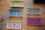 Oud Monopoly papier geld, Ophalen of Verzenden, Gebruikt, Monopoly