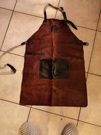 Leren schort, Huis en Inrichting, Keuken | Textiel, Ophalen, Schort