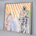 SALE pracht groot schilderij ‘80  // 5000,- Jacqueline Borg, Ophalen of Verzenden