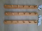 Kapstok bamboe 3 stuks, Nieuw, Minder dan 100 cm, Hout, Ophalen
