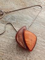 Ketting hanger glas abstract handgemaakt, Verzenden, Zo goed als nieuw, Glas of Kristal, Overige voorstellingen