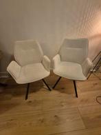 Leen Bakker Raffy eetstoelen - Creme, Huis en Inrichting, Ophalen, Twee, Wit, Nieuw