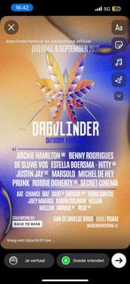 Dagvlinder festival 1x, Tickets en Kaartjes, Evenementen en Festivals, Eén persoon