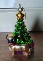 Kerstboom Versiering Kerst Decoratie Kerstbal met Hond, Diversen, Kerst, Ophalen of Verzenden, Gebruikt