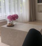 Salontafel in travertinelook van westwing, Ophalen, 50 tot 100 cm, Zo goed als nieuw, Minder dan 50 cm