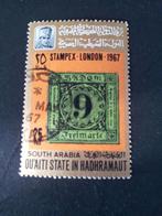 Qu'aiti Staat in Hadramaut Stampex '67 Postzegeltentoonstell, Ophalen of Verzenden, Gestempeld, Oost-Azië