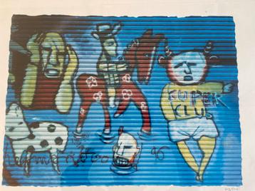 Herman Brood Zeefdruk 50*70 - “Paard”, certificaat (Kolk3) beschikbaar voor biedingen