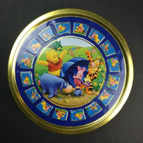 DISNEY Winnie De Poeh Koekjes Blik, Verzamelen, Disney, Gebruikt, Overige typen, Winnie de Poeh of vrienden, Verzenden