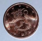 Finland, EEN cent 2003 en als bonus een finse penny 1976, Ophalen of Verzenden, Finland, 1 cent, Losse munt