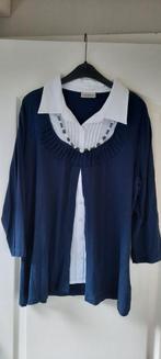 Canda twinset blouse top maat XL 46 / 48 NIEUW, Kleding | Dames, Grote Maten, Nieuw, Blauw, Ophalen of Verzenden, Blouse of Tuniek