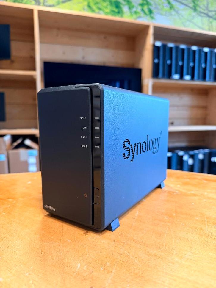 Synology DS218Play + 2x 4TB WD RED, Computers en Software, NAS, Refurbished, Ophalen