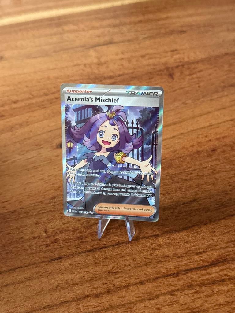 Acerola's Mischief Pokémon Kaart (MEG 165), Hobby en Vrije tijd, Verzamelkaartspellen | Pokémon, Ophalen of Verzenden, Nieuw, Losse kaart