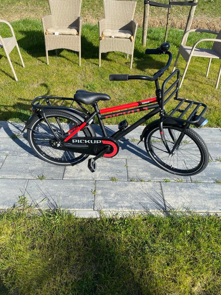 Nieuwe Loekie Pick Up Jongensfiets 20 inch - Matzwart, Fietsen en Brommers, Ophalen, Nieuw, 20 inch